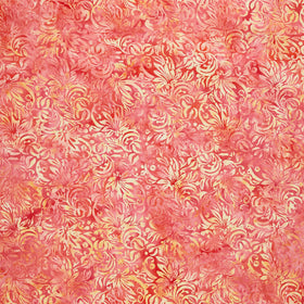 Everlasting Batiks - Square Floral Multi Pink Sunset Yardage