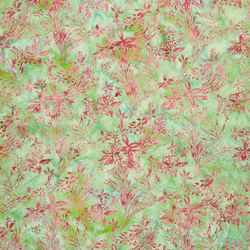 Everlasting Batiks - Wildflowers Multi Pink Yardage