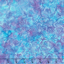 Enchanted Flutter Batiks - Side Butterflies Multi Purple Yardage