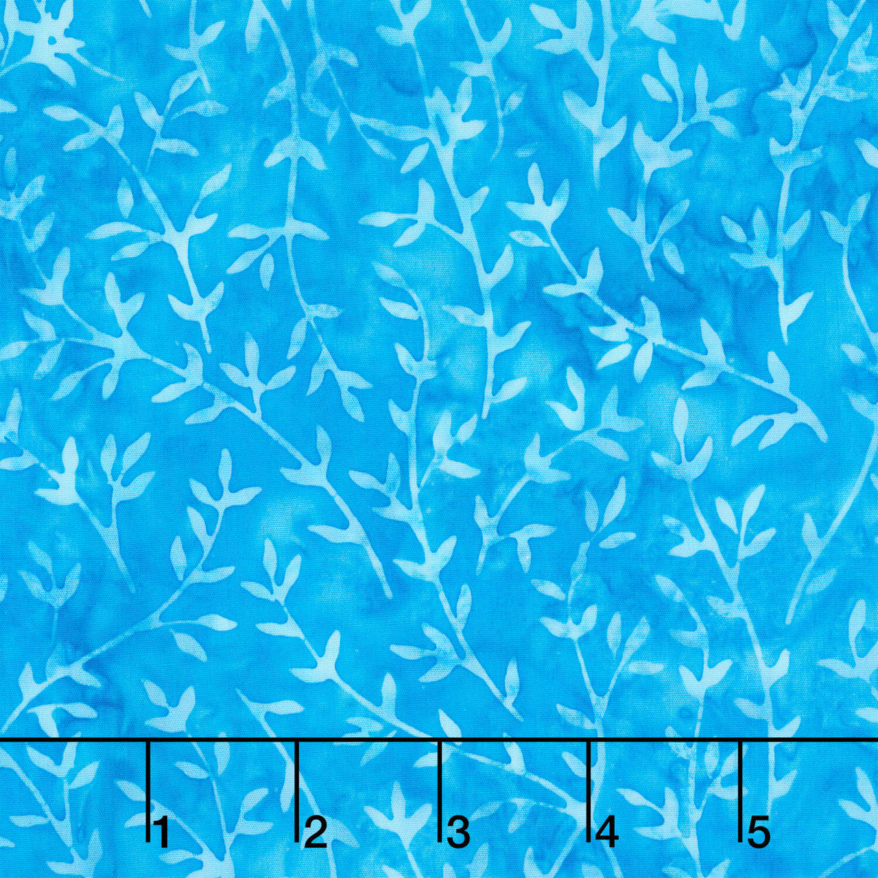 Enchanted Flutter Batiks - Vine Coordinate Teal Surf Yardage
