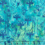 Enchanted Flutter Batiks - Fuchsia Butterfly Multi Marbles Yardage