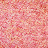 Paisley Pop Batiks - Large Paisley Swirl Sunset Yardage