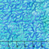 Paisley Pop Batiks - Paisley Petals Multi Marbles Yardage