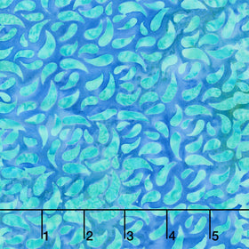Paisley Pop Batiks - Paisley Petals Multi Marbles Yardage