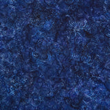 Paisley Pop Batiks - Floral Paisley Blue Marine Yardage