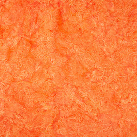 Paisley Pop Batiks - Floral Paisley Orange Tiger Yardage