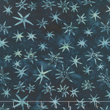 Starry Seas Batiks - Sea Stars Blue Storm Yardage