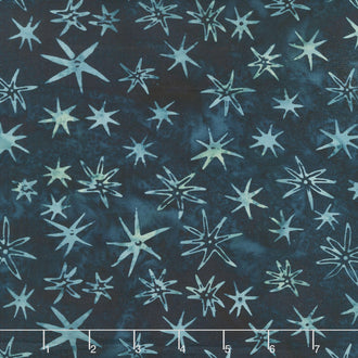 Starry Seas Batiks - Sea Stars Blue Storm Yardage
