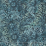 Starry Seas Batiks - Starfish Marine Blue Storm Yardage