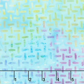 Garden Gate Batiks - Path Multi Moonstone Yardage