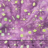Garden Gate Batiks - Sparkles Purple Grape Yardage