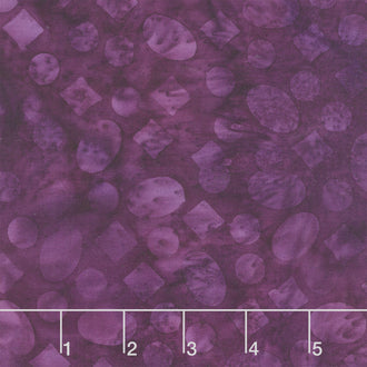 Garden Gate Batiks - Gravel Purple Regal Yardage