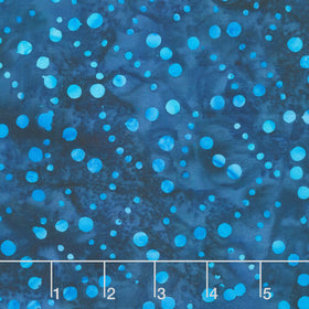 Garden Gate Batiks - Pebbles Blue Ocean Yardage