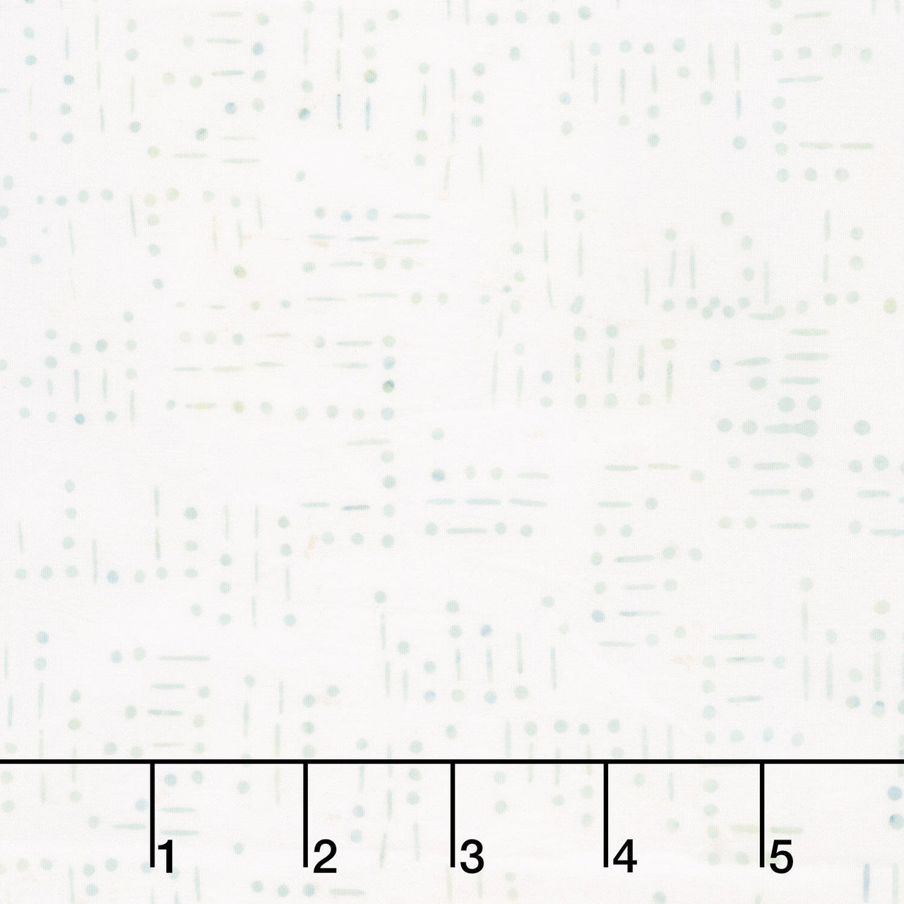 Missing You Batiks - Morse Code Words White Yardage