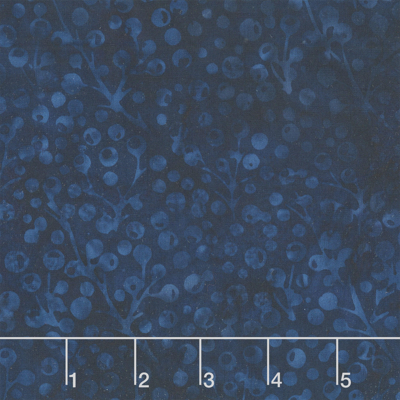 Frosted Wishes Batiks - Berries Blue Midnight Blue Yardage