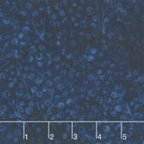 Frosted Wishes Batiks - Berries Blue Midnight Blue Yardage