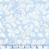 Frosted Wishes Batiks - Holly Blue Sky Yardage