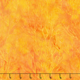 Autumn's Embrace Batiks - Branch Orange Vermillion Yardage