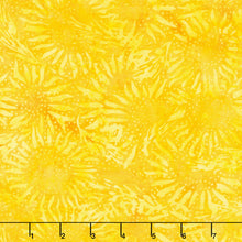Autumn's Embrace Batiks - Large Wheat Sunflower Yellow Yardage