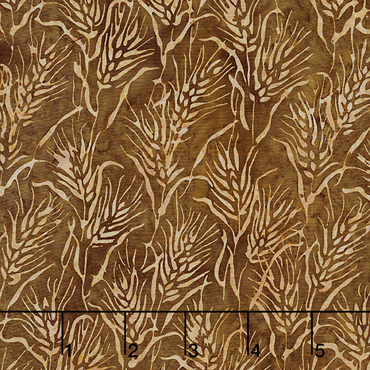 Autumn's Embrace Batiks - Wheat Brown Lizard Yardage