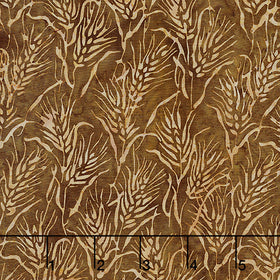 Autumn's Embrace Batiks - Wheat Brown Lizard Yardage
