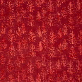 Autumn's Embrace Batiks - Trees Red Rust Yardage