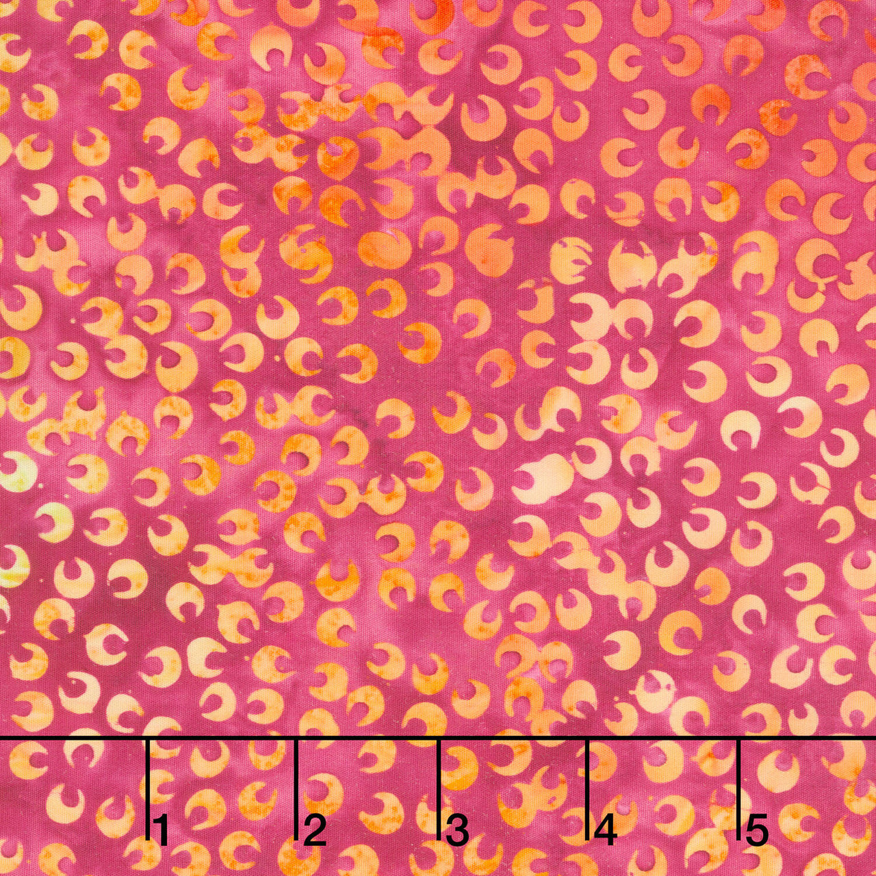 Posy Twist Batiks - Small Petals Purple Jelly Yardage