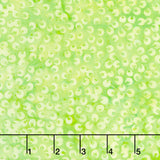 Posy Twist Batiks - Small Petals Green Chartreuse Yardage