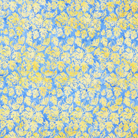 Countryside Charm Batiks - Condensed Leaves Blue Powder Blue Yardage