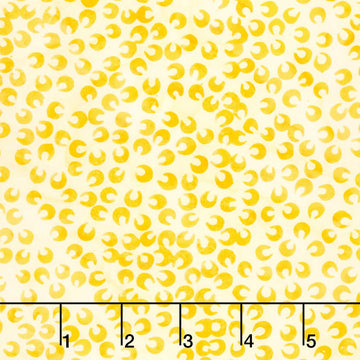 Countryside Charm Batiks - Small Petals Neutral Ghost Yardage