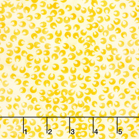 Countryside Charm Batiks - Small Petals Neutral Ghost Yardage