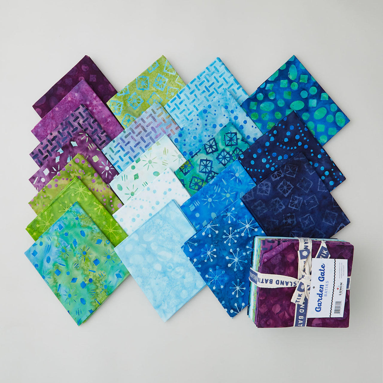 Garden Gate Batiks Fat Quarter Bundle