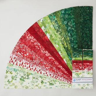 Festive Wishes Batiks Strips
