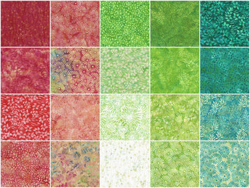 Sunlit Garden Batiks Favorites Strips