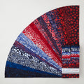 Red, White and Blooms Batiks Favorites Strips