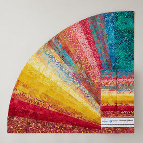 Blushing Garden Batiks Favorites Strips