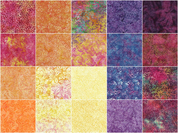 Buds and Blooms Batiks Favorites Strips