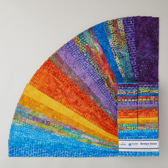 Broken Glass Batiks Favorites Strips