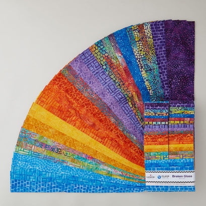 Broken Glass Batiks Favorites Strips