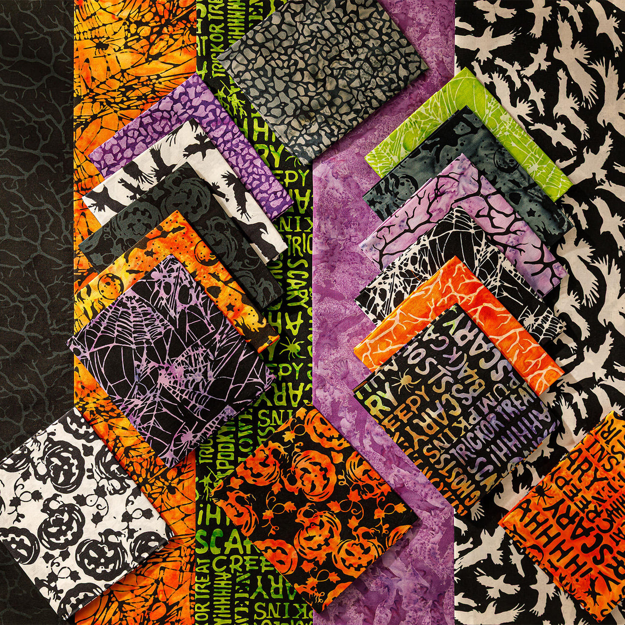 Boo Bash Batiks Strips