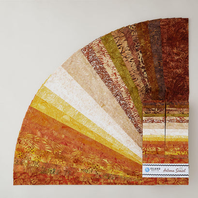 Autumn Sunset Batiks Strips