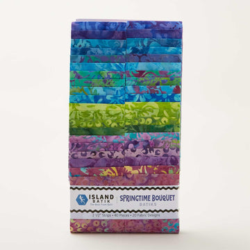 Springtime Bouquet Batiks Strips