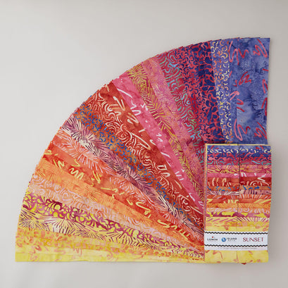Sunset Batiks Strips