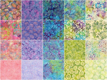 Garden Bloom Batiks Strips