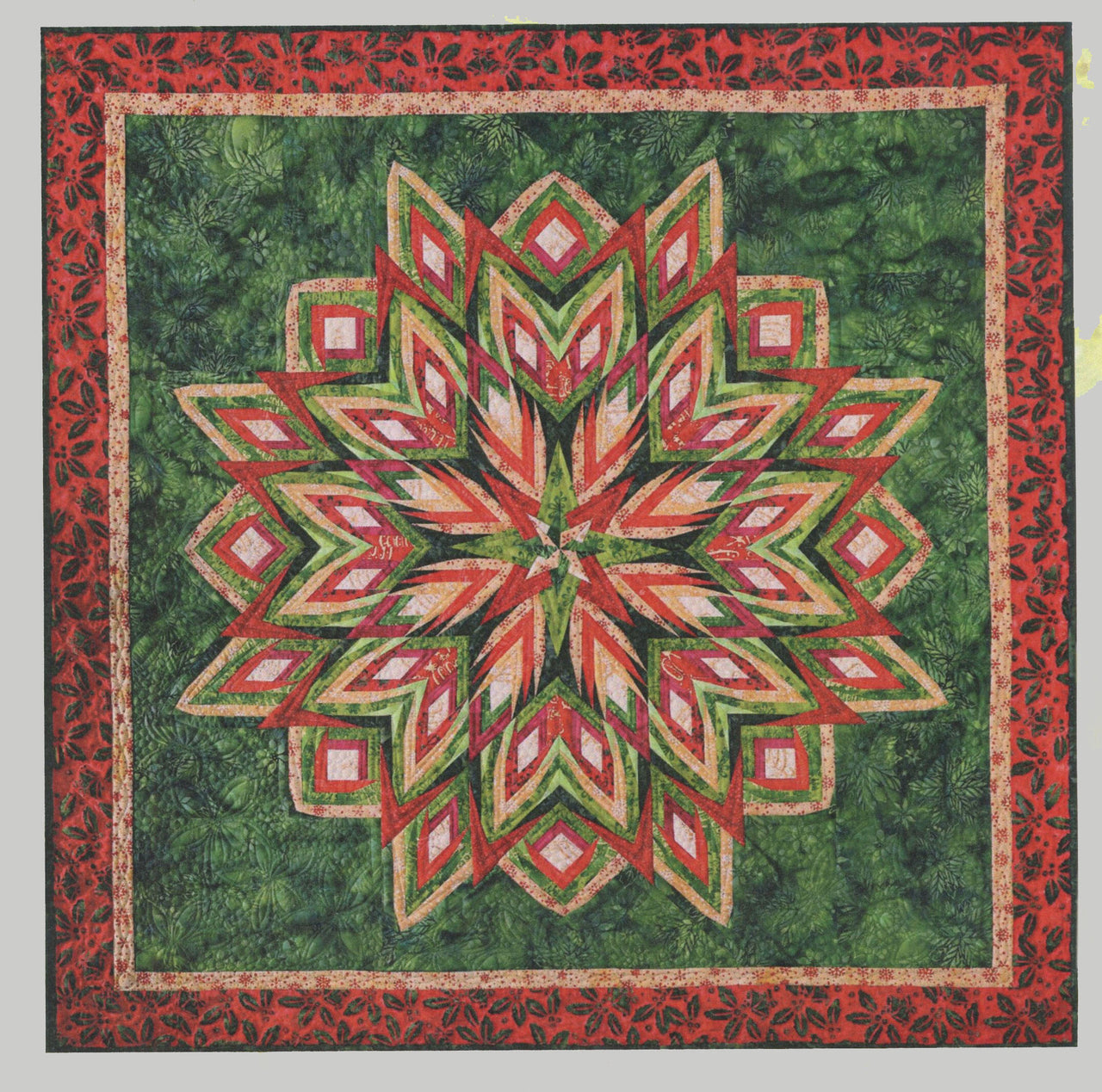 Poinsettia Quilt Kit