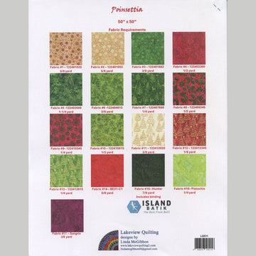 Poinsettia Quilt Kit