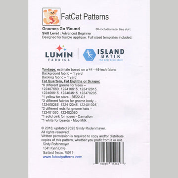 Gnomes Go 'Round Tree Skirt Kit