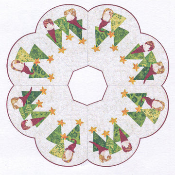 Gnomes Go 'Round Tree Skirt Kit