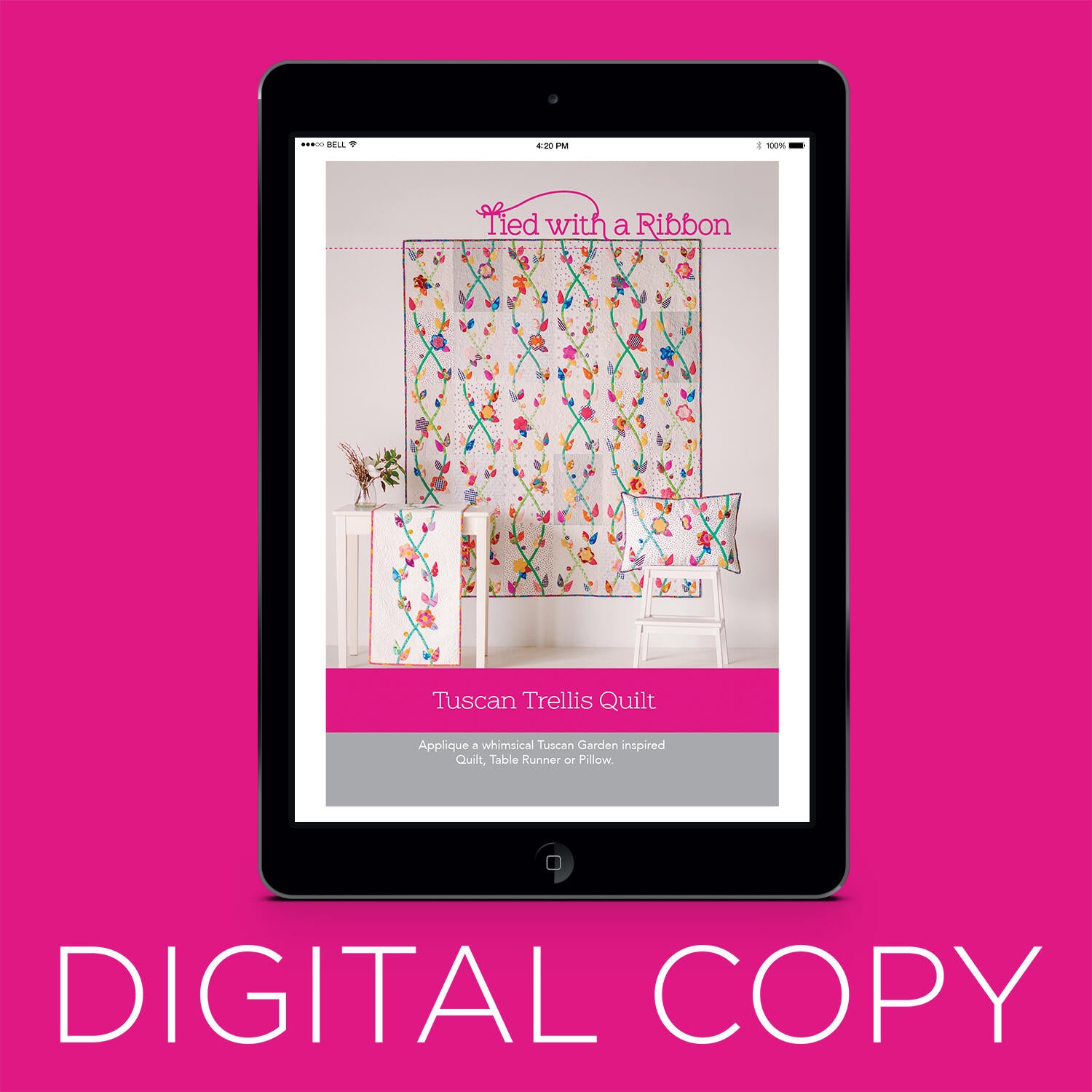 Digital Download - Tuscan Trellis Quilt Pattern