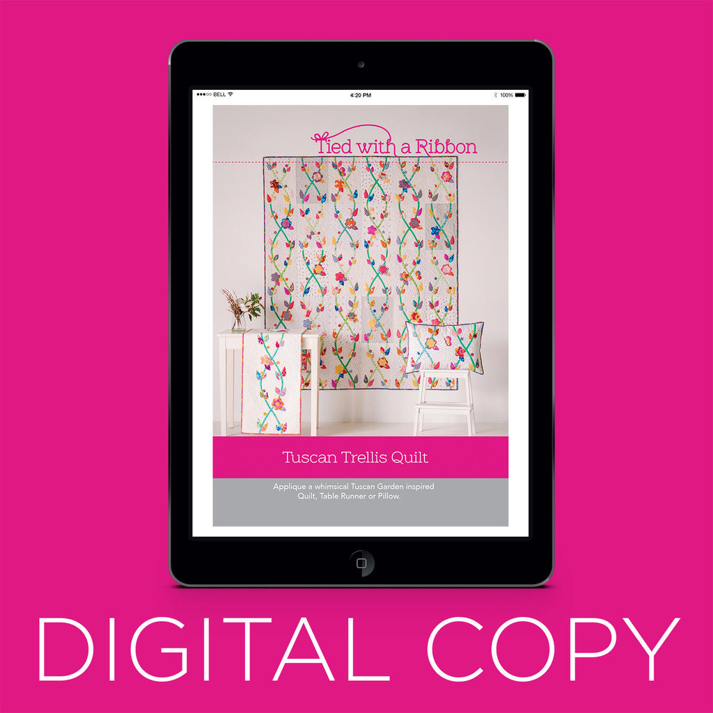 Digital Download - Tuscan Trellis Quilt Pattern
